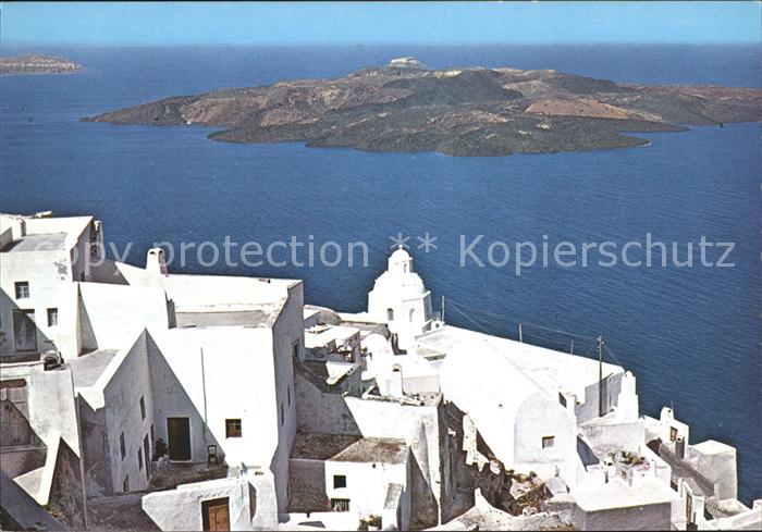 Santorin aegaeis Thera Inselchen Kameni