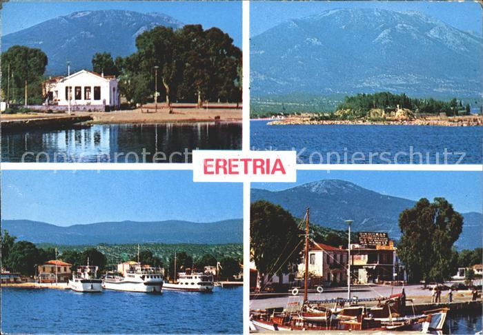 Eretria Evia Hafen Segelboot Faehre