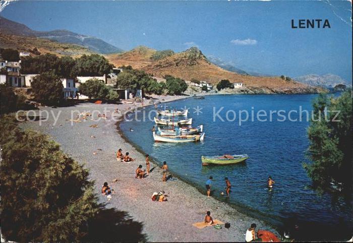 Kreta Crete Lenta Strand Boote