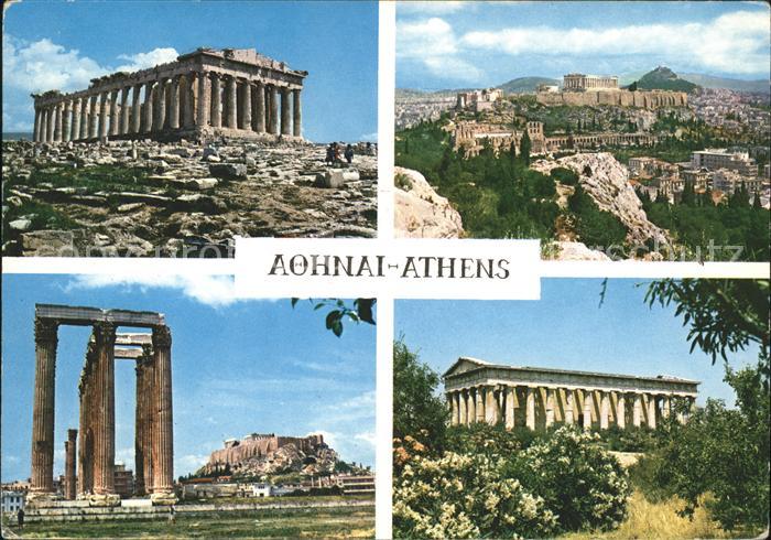 Athens Athen Kunstdenkmaeler