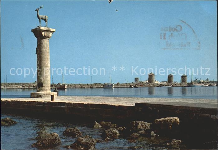 Rhodos Rhodes aegaeis Hafen