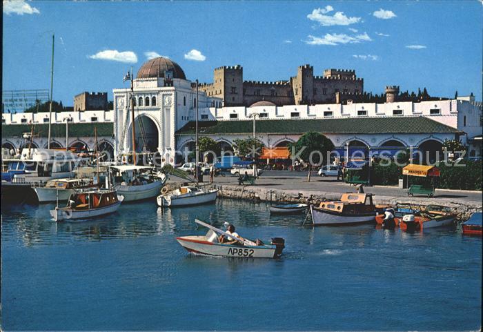 Rhodos Rhodes aegaeis Blick neuen Markt