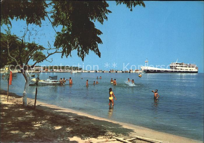 Thasos Le port Plage Faehre