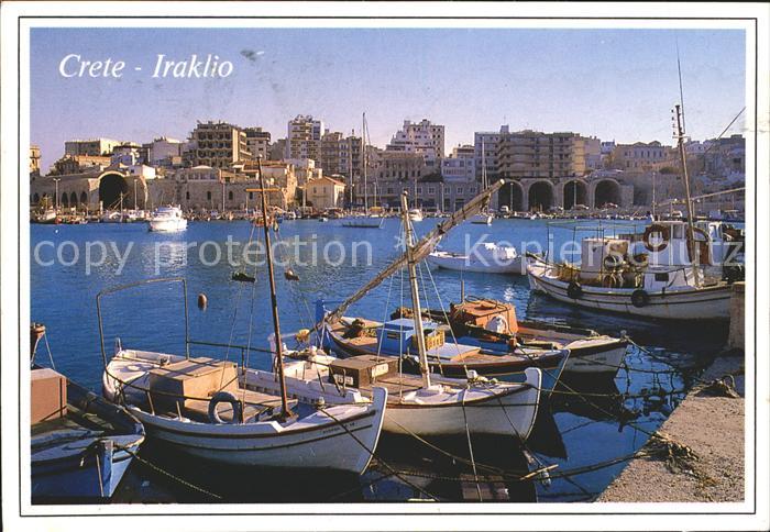 Iraklio Heraklion Kreta Hafen Boote