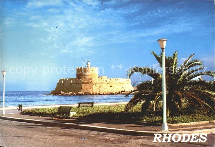 Rhodos Rhodes aegaeis Temple