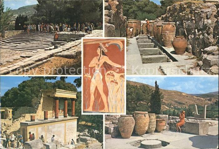 Cnossos Kreta Vase Ruine