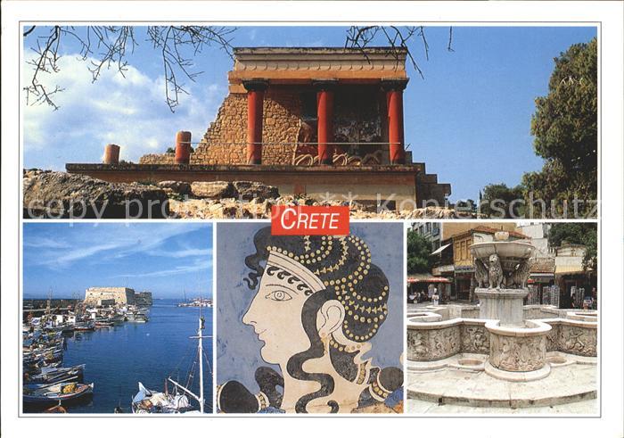 Kreta Crete Ruine Hafen Brunnen