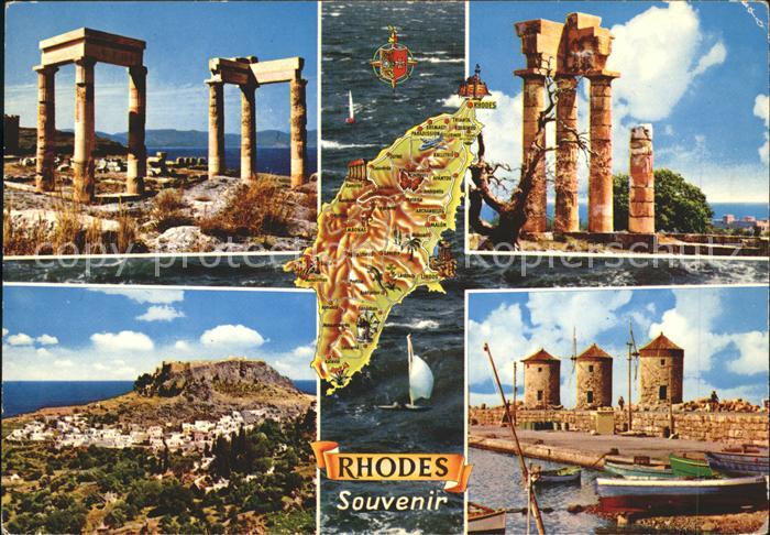 Rhodos Rhodes aegaeis Ruine