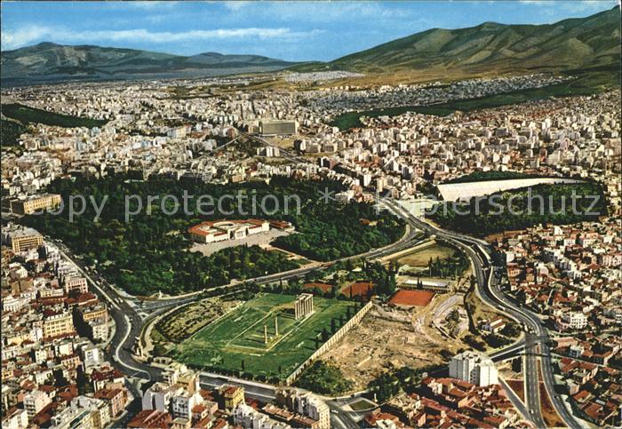 Athen Griechenland Fliegeraufnahme