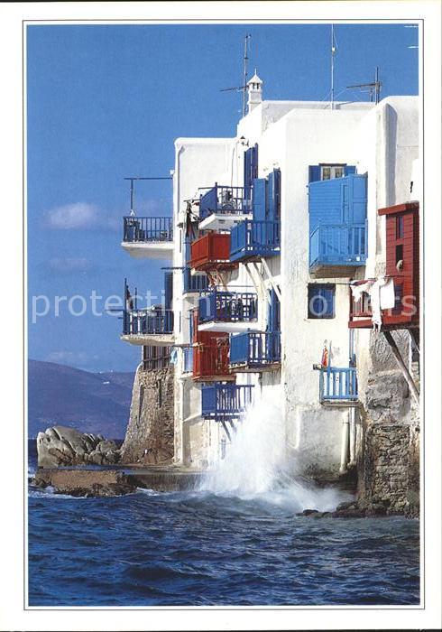 Mykonos Kykladeninsel aegaeis Haeuser