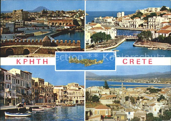 Kreta Crete Hafen Teilansichten