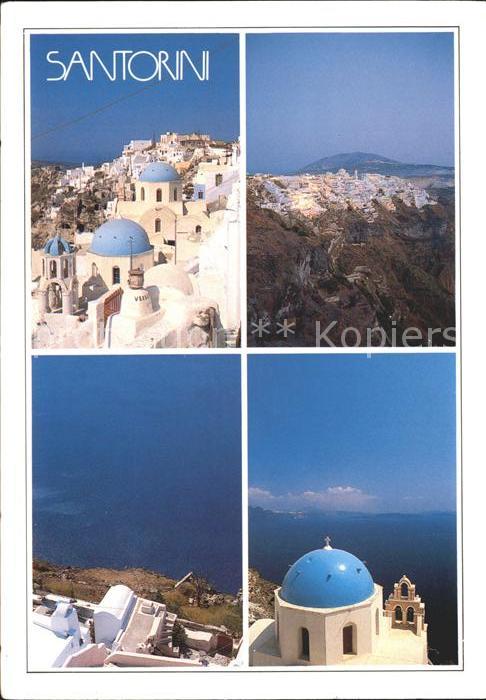 Santorin Thira Thera Kirche Teilansichten