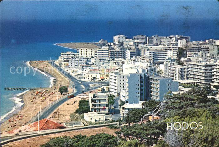 Rhodos Rhodes aegaeis Neue Stadt
