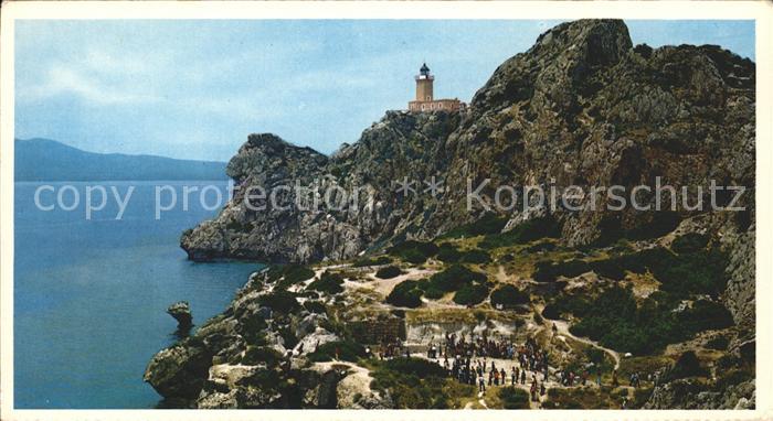 Loutraki Greece Tempel Ira Leuchtturm