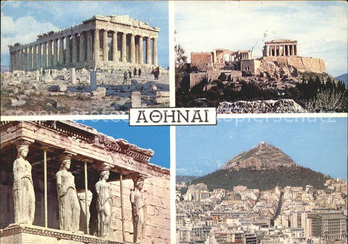 Athen Griechenland Akropolis Stadtansicht