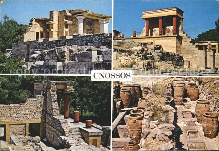 Cnosse Knossos Kreta Ruine
