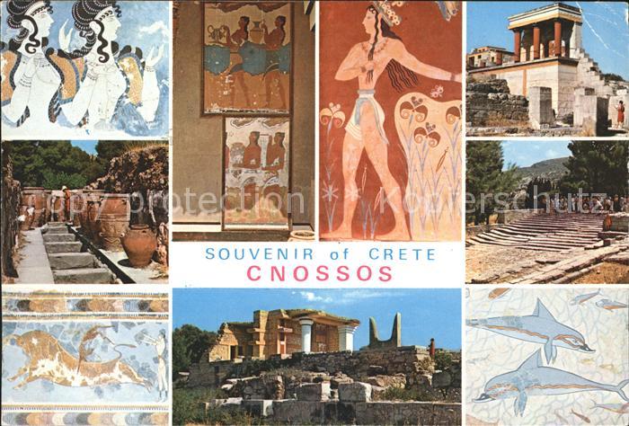 Cnosse Knossos Kreta Ruine Mosaik