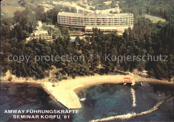 Corfu Korfu Fliegeraufnahme Fuehrungskraefte Seminar