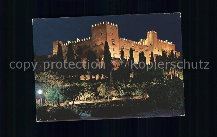 Rhodos Rhodes aegaeis Palast Ritter