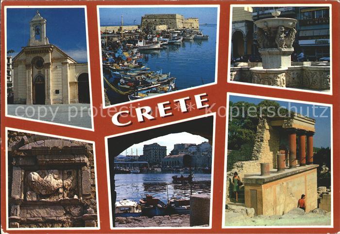 Kreta Crete Kirche Hafen Brunnen Ruine
