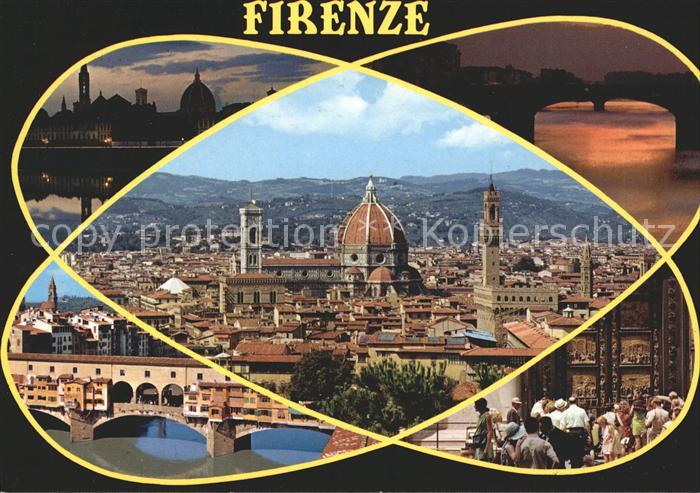 Firenze Florenz Teilansichten Bruecke