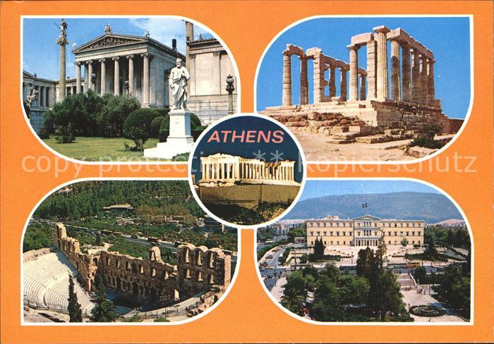 Athen Griechenland Ruine Teilansichten