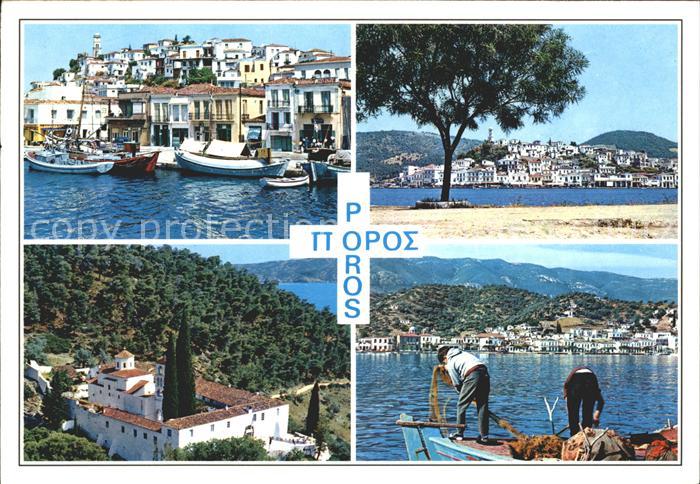 Poros Hafen Boote