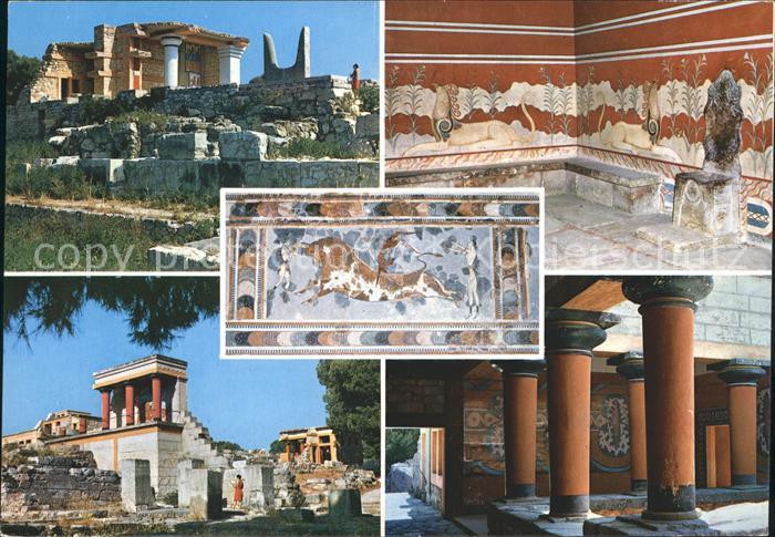 Cnossos Kreta Ruine Mosaik