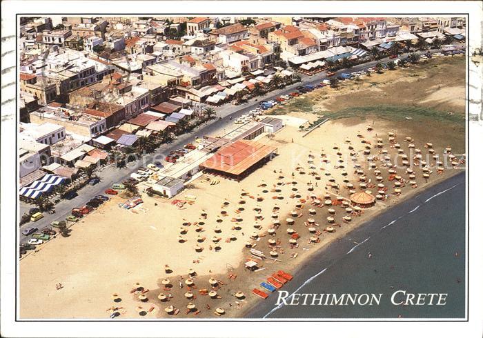Kreta Crete Fliegeraufnahme Rethimno