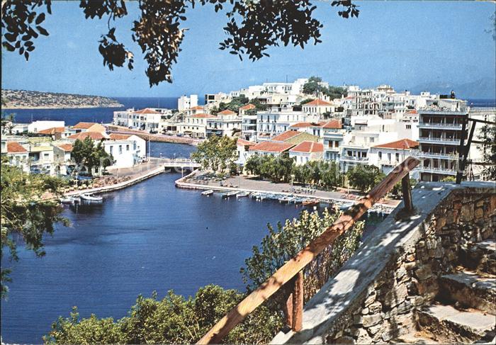 Agios Nikolaos Kreta Hafen Boote