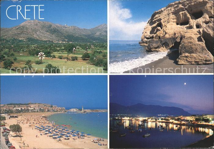 Kreta Crete Strand Bucht Windmuehle