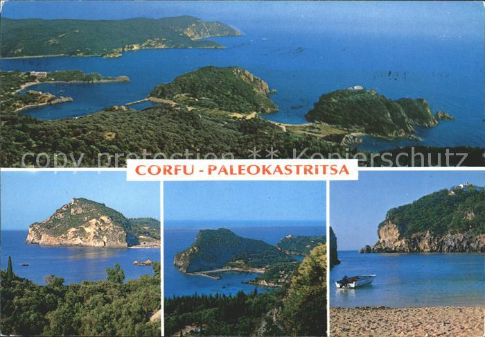 Paleokastritsa Korfu Boot Strand