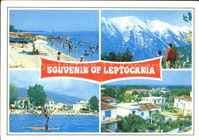 Olympia Griechenland Leptocaria Strand Berge