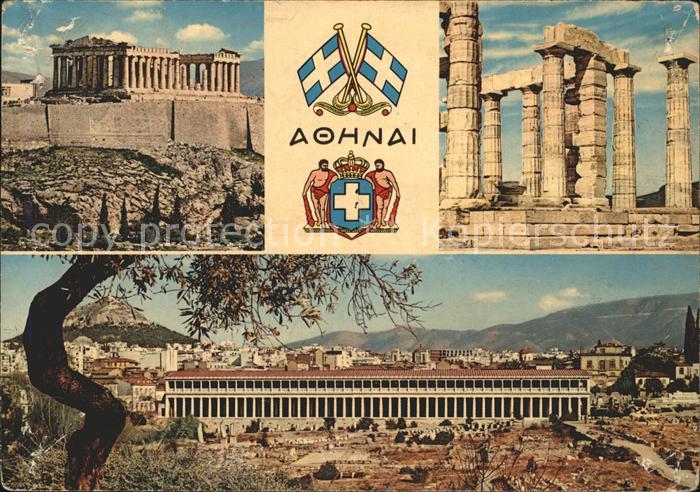 Athen Griechenland Akropolis Ruine