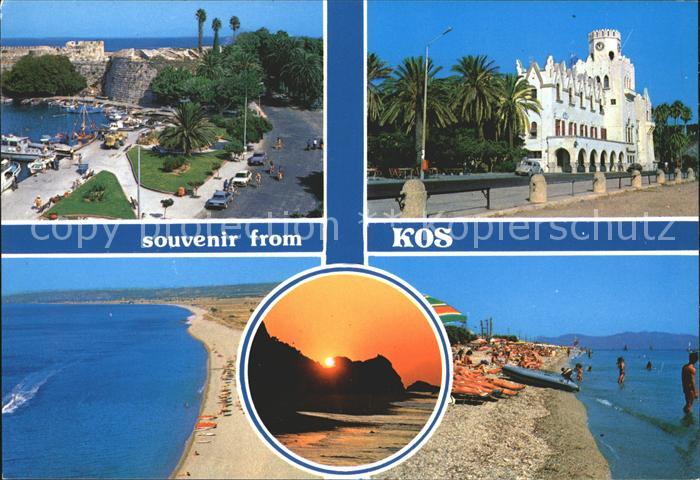 Kos Cos Strand Palast Promenade