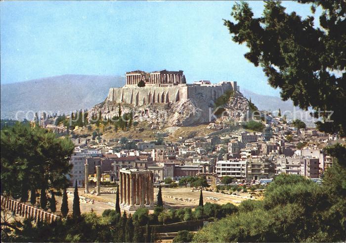 Athen Griechenland Tempel Olympian Jupiter Arkropolis