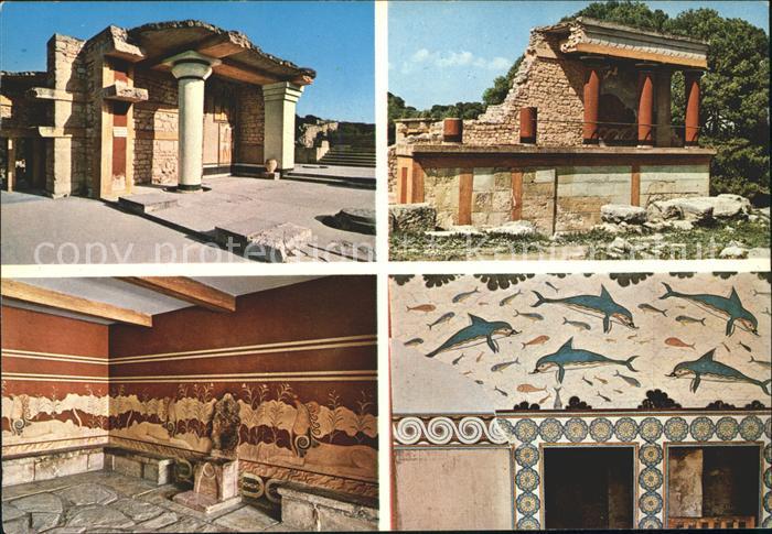 Cnossos Kreta Ruine Mosaik