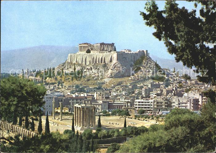 Athen Griechenland Akropolis Tempel Olympius Jupiter