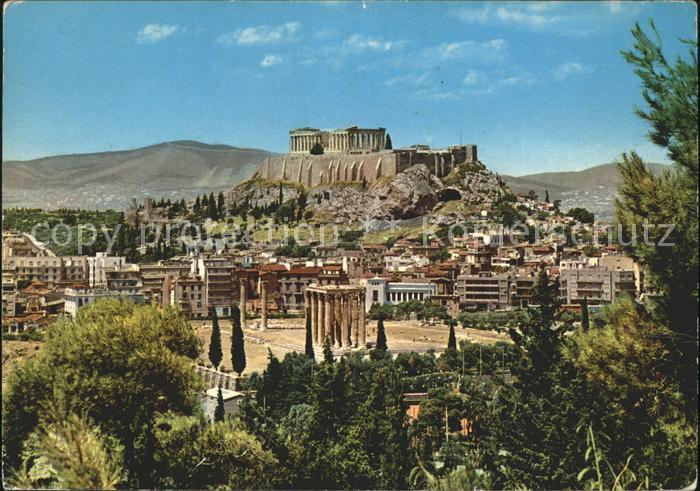 Athen Griechenland Jupiter-Tempel Akropolis