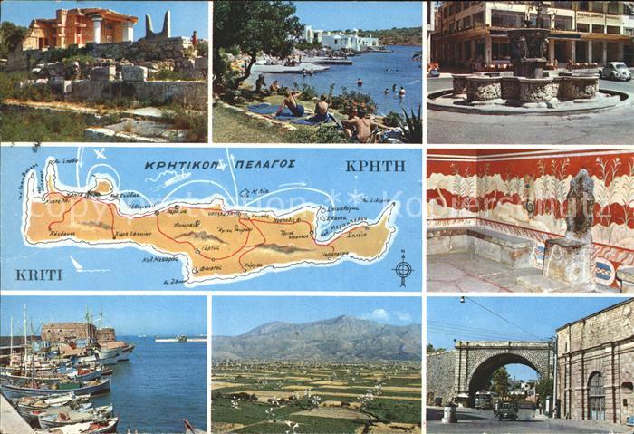 Kreta Crete Ruine Hafen Windmuehlen