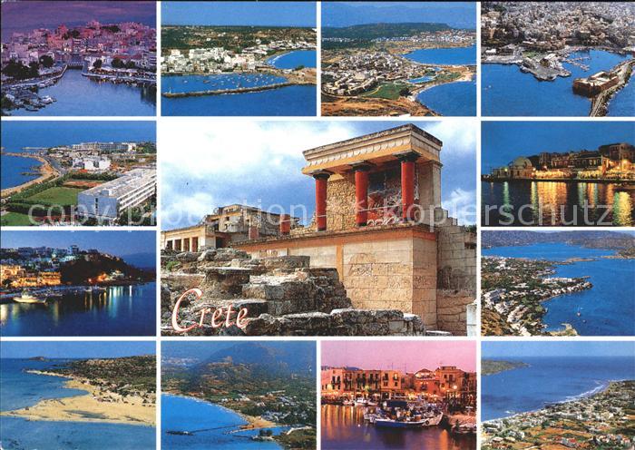 Kreta Crete Ruine Straende Teilansichten