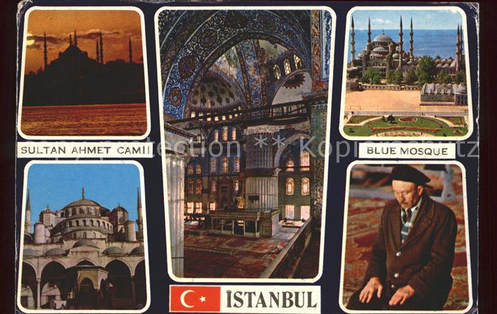 Istanbul Constantinopel Sultan Ahmet Camli Blue Mosque