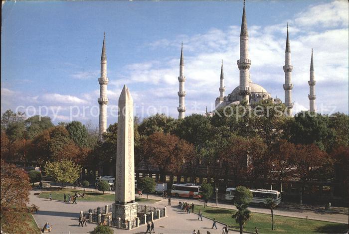 Istanbul Constantinopel Blaue Moschee Sultanahmet Camii