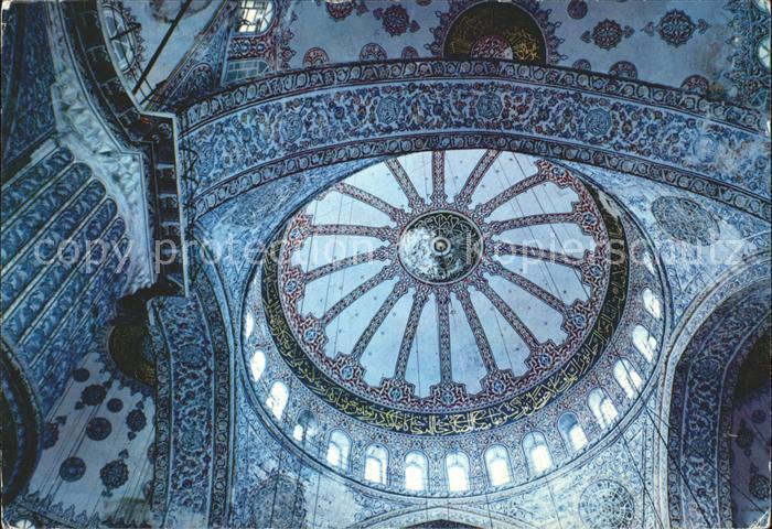 Istanbul Constantinopel Inneres Blaue Moschee