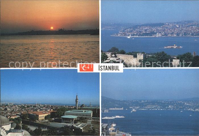 Istanbul Constantinopel Teiansichten Dampfer