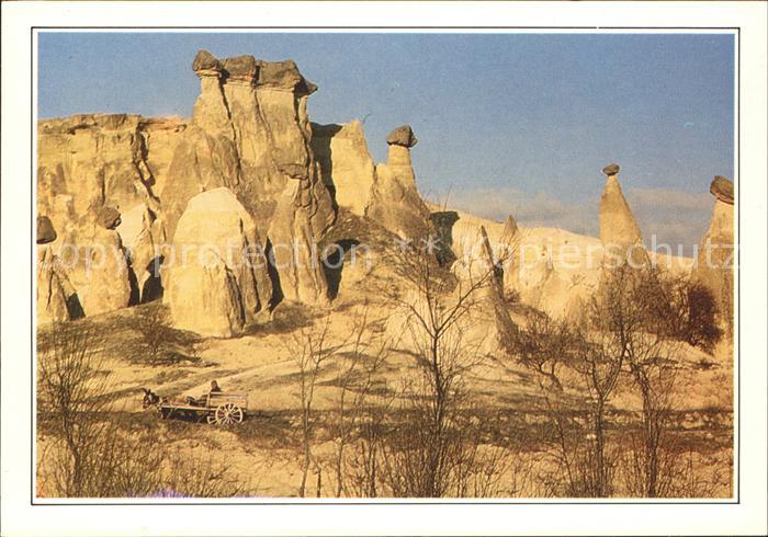 Tuerkei Turkey Kappadokien Feenschornsteine