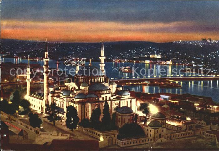Istanbul Constantinopel Sueleymaniye Goldener Horn Atatuerk Bruecke