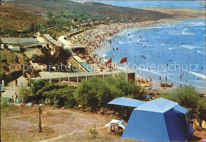 Istanbul Constantinopel Strand Kilyos Zelt