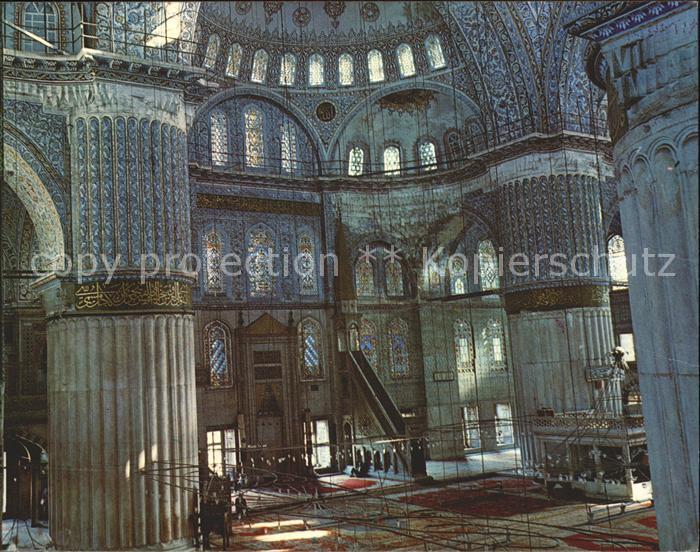 Istanbul Constantinopel Inneres Blaue Moschee