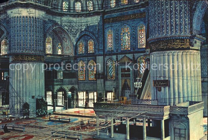 Istanbul Constantinopel Inneres Blaue Moschee